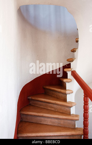 Treppen, Patzcuaro, Michoacan, Mexiko Stockfoto