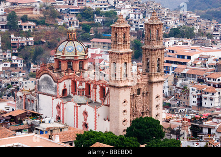 Kirche von Santa Prisca, Taxco, Guerrero, Mexiko Stockfoto