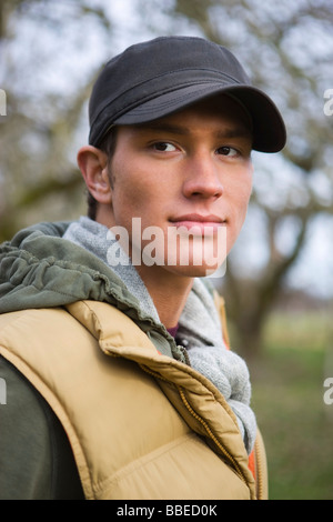 Porträt des Mannes, Hillsboro, Oregon, USA Stockfoto