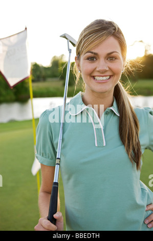 Porträt der Frau, Burlington, Ontario, Kanada Stockfoto