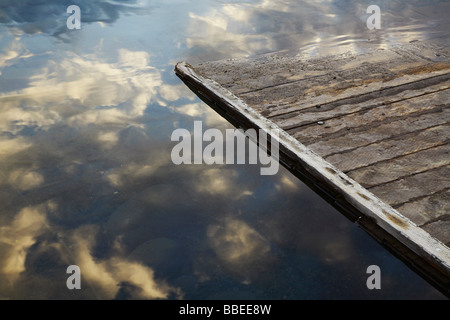 Dock auf See Stockfoto