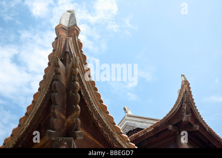Tempel der Literatur auf dem Dach, Hanoi, Vietnam Stockfoto