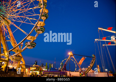 Vergnügungspark Fahrten, Toronto, Ontario, Kanada Stockfoto