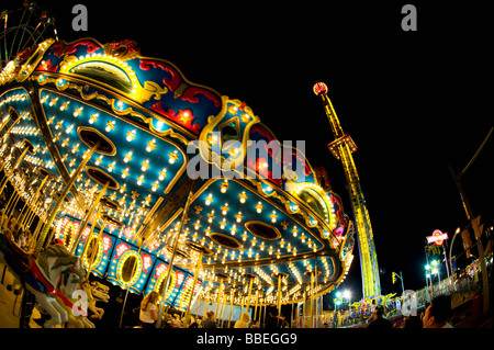 Vergnügungspark Fahrten, Toronto, Ontario, Kanada Stockfoto