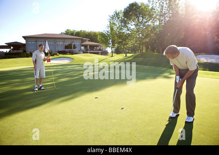 Herren Golf Stockfoto