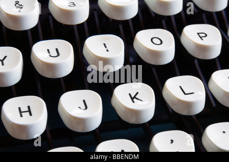 Schreibmaschine Schlüssel Stockfoto