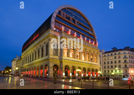 Oper von Lyon neu gestaltet von Architekt Jean Nouvel 1985 bis 1993 Lyon Rhone Alpen Frankreich Stockfoto