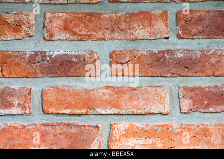 Ziegelmauer, close-up Stockfoto