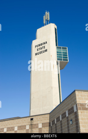 Aussichtsturm im Landesmuseum Pembina, Pembina, North Dakota Stockfoto