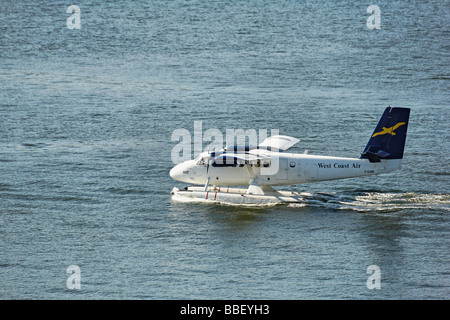 Wasserflugzeuge sind häufig auf Burrard Inlet in Vancouver British Columbia Kanada. Stockfoto