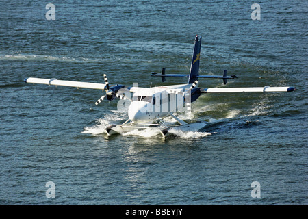 Wasserflugzeuge sind häufig auf Burrard Inlet in Vancouver British Columbia Kanada. Stockfoto