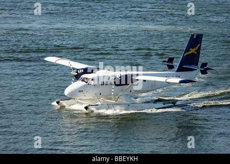 Wasserflugzeuge sind häufig auf Burrard Inlet in Vancouver British Columbia Kanada. Stockfoto