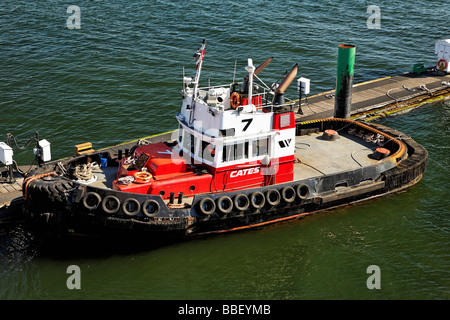 Schlepper auf Burrard Inlet in Vancouver British Columbia Kanada Stockfoto