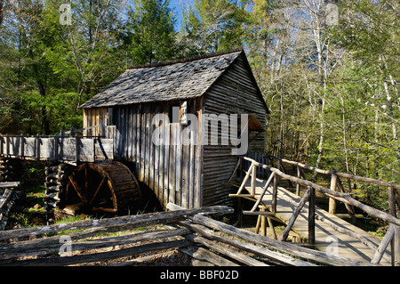 Kabel-Mühle in Cades Cove in Great Smoky Mountains Nationalpark Tennessee Stockfoto