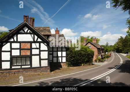 UK England Cheshire Nether Alderley Dorf Adler und Kind ehemaligen Gasthof und Millbrook Cottage Bed And breakfast Stockfoto