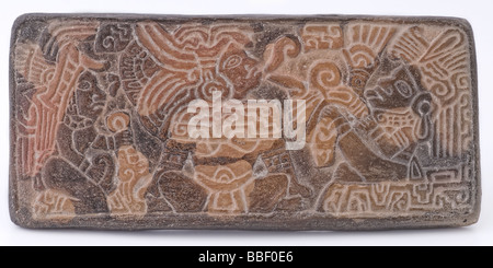 Alte Maya-Glyphen Stockfoto