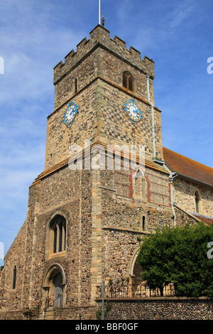 Kirche St. Leonards Seaford East Sussex UK Stockfoto