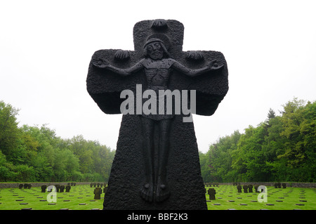 Vossenack deutschen Krieg Friedhof, Huertgen Wald, Eifel, Deutschland Stockfoto