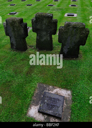 Vossenack deutschen Krieg Friedhof, Huertgen Wald, Eifel, Deutschland Stockfoto