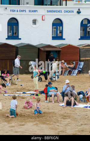 Broadstairs, Kent, England, UK. Viking Bay beach Stockfoto