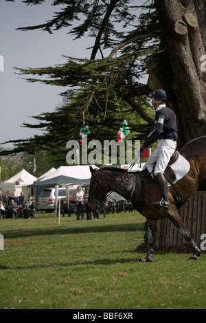 William Fox-Pitt auf Powderham Castle Horse Eventing Wettbewerb 2009 Tag 2 Stockfoto