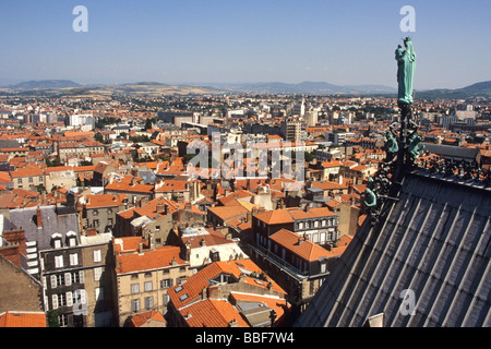 Stadtbild von Clermont-Ferrand, Puy-de-Dome, Auvergne, Frankreich Stockfoto