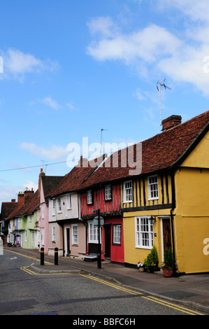 Häuser im Castle Street Saffron Walden Essex England Uk Stockfoto