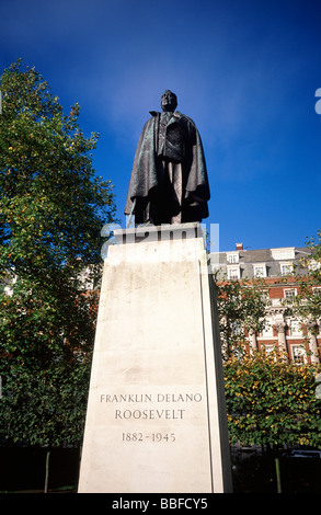 Statue von Franklin Delano Roosevelt Stockfoto