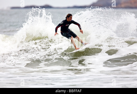 China, Provinz Zejiang, Zhoushan Insel, Surfen, Francesco Palattella (ITA) Stockfoto