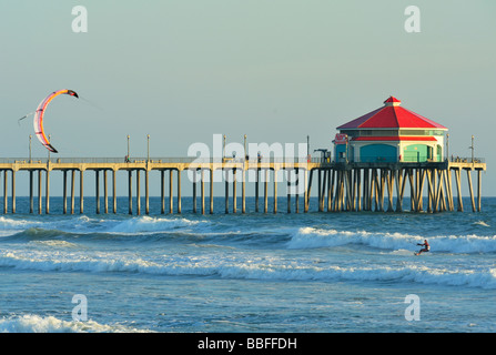 Huntington Beach Pier Stockfoto