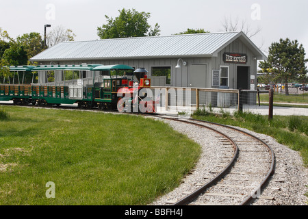 Erie Express Bahnhof in Ohio OH American USA USA Niemand horizontal Hi-res Stockfoto