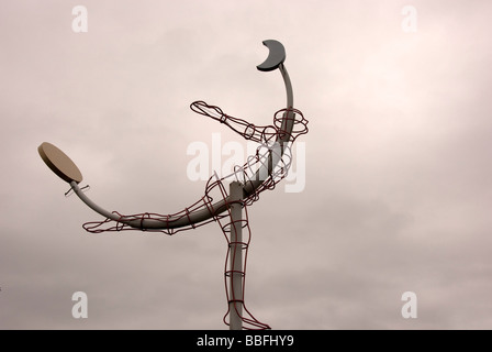Die himmlischen Navigator Glasgow Prestwick Flughafen Stockfoto