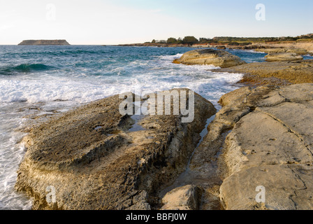 Schöne Landschaften der Insel Zypern. Stockfoto