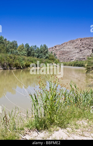 Rio Grande Texas Big Bend Nationalpark Grenze usa Stockfoto