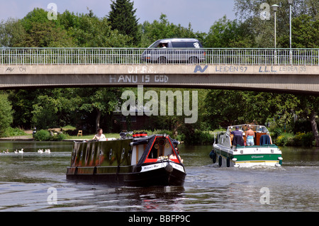 Themse Donnington Brücke, Oxford, Oxfordshire, England, Vereinigtes Königreich Stockfoto