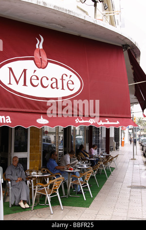 Afrika, Nordafrika, Marokko, Casablanca, Restaurant Stockfoto
