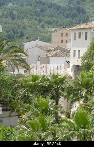 El Castell de Guadalest Spanien Stockfoto