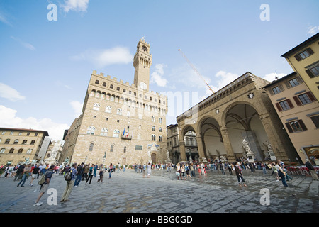 Piazza della signoria Stockfoto