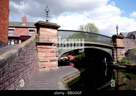 Anfang des 20. Jahrhunderts schwarz Landstadt im lebenden Museum in W Midlands neu Stockfoto