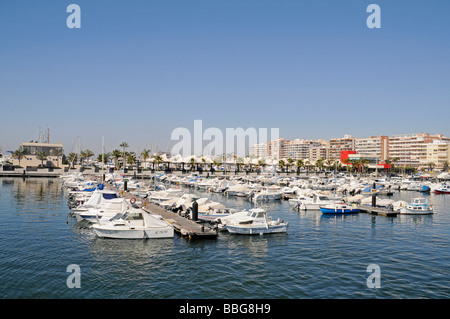 Hafen, Schiffe, Santa Pola, Alicante, Costa Blanca, Spanien, Europa Stockfoto