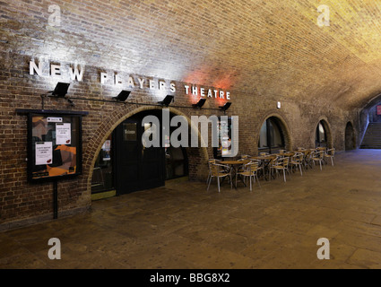 Das neue Spieler-Theater die Bögen Villiers Street London England UK Stockfoto