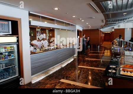 Incheon International Airport, Korean Air First Class Lounge, Seoul, Südkorea, Asien Stockfoto