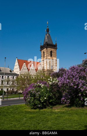 Neues Rathaus in Neustadt Viertel, Prag, Tschechische Republik, Europa Stockfoto