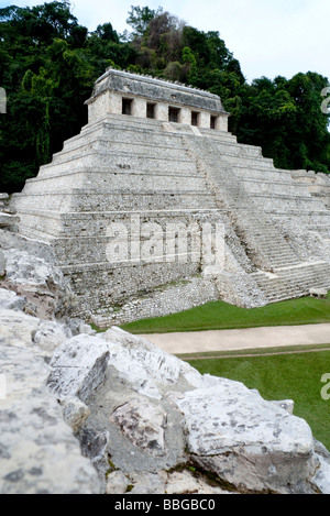 Tempel der Inschriften, Maya-Tempel in der Nähe von Palenque, Chiapas, Mexiko, Mittelamerika