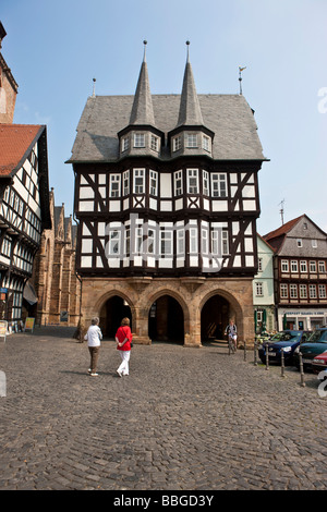 Markt-Quadrat, historische Städtchen, Alsfeld, Hessen, Deutschland, Europa Stockfoto