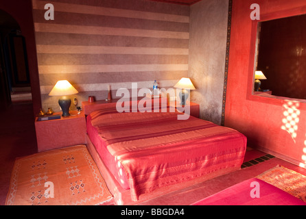 Suite, Hotel KSAR MASSA, südlich von Agadir, Architektur im marokkanischen Stil, Marokko, Afrika Stockfoto