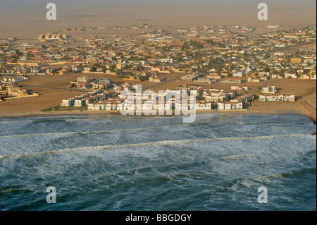 Swakopmund, Luftbild, Namibia, Afrika Stockfoto