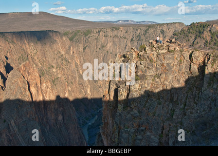 Colorado Black Canyon des Gunnison National Park Tomichi Punkt Stockfoto