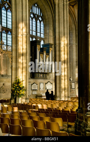 Innenraum der Canterbury Kathedrale, Kent, UK Stockfoto
