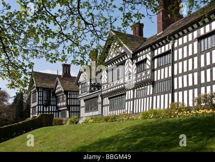 Bramall Hall. Bramhall, Stockport, grösseres Manchester, Vereinigtes Königreich. Stockfoto